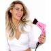 Trademark Beauty Speedy Blo Hair Dryer Professional Strength Blow Dryer with Diffuser & 2 Concentrator Nozzles Faster Dry Time Compact Lightweight and Durable Pink - Buy Online on GoSupps.com