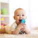Silicone Baby Spoons with Standing Base | Set of 2 | for Infant 0-24 Months | Dispensing and Feeding | Blue - Buy Online on GoSupps.com