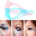 2Pcs Plastic 3 in 1 Makeup Cosmetic Eyelash Tool Upper Lower Eye Lash Mascara Guard Applicator Guide Helper with Eyelash Comb