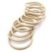 Dofash 30Pcs Blonde Hair Ties for Women - Hair Bands No Damage - Rubber Bands for Women's Hair - Blonde/Beige - Buy Online on GoSupps.com