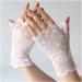 SHTGOI 1 Pair Women's Lace Gloves Short Bride Fingerless Floral Lace Gloves Sun Protection Gloves Wedding Lace Gloves for Tea Party Funeral Wedding Party Costume Accessories White - Buy Online on GoSupps.com