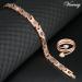 Vicmag Magnetic Bracelet for Women - Titanium Steel Brazaletes - Ultra Strength, Adjustable with Removal Tool - Rosegold Crystal-X Shape - Gift Box Included - Buy Online on GoSupps.com
