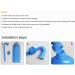 YUEHAI Colostomy Bag Cleaning Tool - 300ML Plastic Wash Bottle for Ostomy Supplies - Buy Online on GoSupps.com