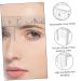 FRCOLOR 30 Pcs Eyebrow Design Ruler Clear Stickers Eyebrow Measuring Tool Eyebrow Beauty Ruler Disposable 1 count (Pack of 1) Whitex3pcs - Buy Online on GoSupps.com