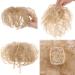 Human Hair Topper Curly Wavy Toupee Clip in Hair Extensions Hairpieces Hair Replacement with Bangs for Women - Buy Online on GoSupps.com
