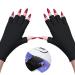 FralnFit UV Gloves for Gel Nails Half Finger Anti UV Gloves UV Nail Gloves for Nails Lamp UV Protection Gloves for Manicures Nail Art Skin Care Fingerless Gloves for SPA Home Outdoor UV-Light - Buy Online on GoSupps.com
