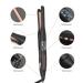 Mini Hair Straightener - Professional Smoothing Iron for Short Hair Beards & Ponytails Fast Heating 15s 80-230 C LCD Display Compact Styling Tool - Buy Online on GoSupps.com