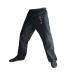 TA0 Kung Fu Pants Martial Arts Kimono for Men and Women, Wing Chun Trousers Cotton 100% Wing Chun Black Small