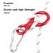 Azarxis 35kN Figure of Eight Descender - Blue Climbing Gear for Outdoor Recreation | International Shipping - Buy Online on GoSupps.com