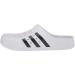 adidas Adilette Clog Slide Sandal - White/Core Black - Size 11 Women/10 Men - Buy Online on GoSupps.com