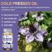 120 Black Seed Oil Capsules Cold Pressed Pure Organic Nigella Sativa - Buy Online on GoSupps.com