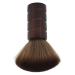 Hairdressing Neck Brush Barber Soft Neck Duster Brush Advanced Wooden Salon Hair Cutting Brush Neck Brush Accessory for Barber Shop or Salon Nylon Hair Wooden Handle Face