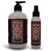 Brillar Bath House Ginger & Blood Orange Scented Shimmering Body Lotion and Body Spray Set