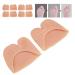 5 Pairs Toe Protector Kit with Forefoot Cushioning Pad - Closed Skin Tone - Buy Online on GoSupps.com