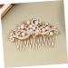 DOITOOL Bridesmaids Suction Cup Pencil Holder Veil Comb Antique Hair Comb Clips Bride Hair Comb Rhinestone Barrettes Womens Hair Ornament Wedding Crystal Beads Miss - Buy Online on GoSupps.com