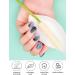 EBANKU 20 PCS Gel Nail Strips Gel Nail Strips Full Wraps Adhesive Gel Nail Stickers with Nail File and Stick(UV/LED Lamp Required)-1 # 1 - Buy Online on GoSupps.com