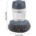 Soap Dispensing Dish Brush - Push Dispensing Dish Soap Scrubber Brush | Multifunctional Ergonomic Steel Scrubber Kitchen Cleaning Brush or Dishes Pot Pan Kitchen - Buy Online on GoSupps.com