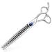 Jason professional dog cheres chunker effilator scissors fur scissors fur care scissors for dog cats 8 inches 26 teeth made of Japanese 440c stainless steel chunker 8.0 "