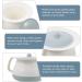 Portable Chamber Pot Urinal with Lid and Handle - Emergency Potty for Elderly, Men, Women - Indoor/Outdoor Use - Blue 21X21X13CM - Buy Online on GoSupps.com