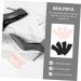 FOMIYES Heel Stickers - 12 Pairs Cushion Inserts for High Heels | Anti-Slip Shock-Absorbing Heel Protectors | Black Heel Grips & Comfort Foams - Buy Online on GoSupps.com