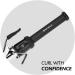 Sam Villa Professional Curling Iron - 1 & 1.5 Inch Ceramic Core Dual Voltage Extended Barrel for Long Hair - Create Shiny Waves & Curls - Buy Online on GoSupps.com