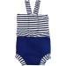 Happy Nappy Costume - Reusable Swim Nappy Navy/White Stripe (6-14 Months) - Buy Online on GoSupps.com