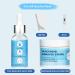 100Pcs Blackhead Remover Strips & Pore Minimizer Serum Kit - Deep Cleansing Nose & Facial Pore Cleaner - Buy Online on GoSupps.com