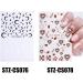 Beauty Nail Art Decoration Manicure Fashion Trend Fire Flame Star Moon 3D Nail stickers Self-Adhesive Decals(STZ-CS076) - Buy Online on GoSupps.com