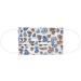 RWET 30PC Unisex Adult Stylish Pattern Disposable Mask for Coron v r s Protect on 3 Ply Non-Woven Protective Mouth-Coverages Elastic Earloop Dustproof Windproof - Buy Online on GoSupps.com