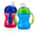 Nuby 2 Handle Cup with No Spill Super Spout Blue/Red - 2 Pack - Buy Online on GoSupps.com