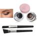 Gel Eyeliner - 2 in 1 Waterproof Smudge Proof Eye Liner with Eye Makeup Brushes - Long-Wear Gel Eyeliner for Makeup Show Date Women Girls Kagrote - Buy Online on GoSupps.com