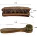 Set of 2 Wooden Shoe Brushes with Horse Hair Bristles - Shoe Shine, Clean, Buff, and Polish Shoes, Sofas, Bags, and Furniture - Buy Online on GoSupps.com