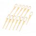 Qtqgoitem Metal Ear Wax Remover Cleaner Earpicks Beauty Tool 12Pcs Gold Tone (Model: 99b 99b f9d 396 0bf)