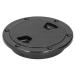 4in Boat Deck Plate ABS Round AntiUV Inspection Hatch Cover Marine Accessory Black for Deck Access Hatch Deck Inspection Hatch Deck Inspection Cover Boat Deck Hatch Deck Access Cover Boat Accessory D