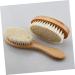 Healvian Baby Bath Cleaning Brush Set - Newborn Hair Brush, Shower Massage Comb Kit - White 11x6cm - Buy Online on GoSupps.com