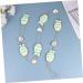 STOBAZA 1 Pc Shell Hanging Decorations Seashells for Decorating Wood Trim Curtain The Mediterranean Yellow 102X4.2CM - Buy Online on GoSupps.com