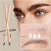 Waterproof Wooden Eyebrow Pencil with Trimmer & Sharpening Tool - Dark Curry - Buy Online on GoSupps.com