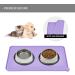 Reopet Waterproof Silicone Pet Feed Mat - Elevated Edges for Dogs & Cats - 47x30 cm Lilac - Non-Slip Easy to Clean - Buy Online on GoSupps.com