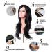 BGHJUE Halloween Short Volume Wig Medium Color Synthetic Hair for Women | Long Straight Front Wig with Natural Hairline - Perfect for Costumes - Buy Online on GoSupps.com