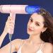Hair Dryer Low Noise Blowdryers Portable Travel Blow Dryer Lightweight Travel Hair Dryer for Fast Drying Constant Temperature Hairdryer for Office Travel Hair Salon Pink- Us Standard 110v - Buy Online on GoSupps.com