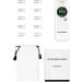 Ketone Breath Meter Professional Ketosis Meter Digital Ketosis Breath Test with 10 Mouthpieces(White) - Buy Online on GoSupps.com