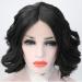 SHIYID Black Lace Front Wig - Short Wavy Heat Resistant Synthetic Hair for Women - Shop Now! - Buy Online on GoSupps.com