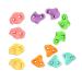 TOPNEW 12PCS Climbing Holds for Kids, Rock Wall Climbing Kit with Hardware for Indoor and Outdoor Climbing Wall, Pastel Color Macaroon 12pcs