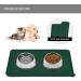 Reopet Silicone Feed Mats for Pets - Waterproof Dog & Cat Space Mats with Elevated Edges - Hunter Green (87x57 cm 1-Pack) - Buy Online on GoSupps.com