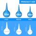 SHJYKRU 30ml Ear Syringe Hand Bulb for Gentle Ear Cleaning - 1oz - Buy Online on GoSupps.com