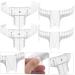 Angoily 10pcs Eyebrow Design Ruler Eyebrow Template Tools Eyebrow Shape Ruler Auxiliary Tool Measuring Ruler - Buy Online on GoSupps.com