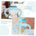 ibasenice 2pcs Bottle Handle Silicone Bottle Grip Milk Bottle Accessories Bottle Accessories Bottle Grip Handle Wide Mouth Silicone Soft Child 14.00X5.00X5.00CM Sky-blue - Buy Online on GoSupps.com