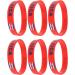 LUOEM Silicone Wristband Rubber Bracelet - Fashion Sports Wristbands for Teens & Adults - Pack of 6 (Rica) | Shop Internationally - Buy Online on GoSupps.com
