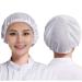3 Pack White Hairnets - Reusable Mesh Chef Caps for Food Service and Work Hat - Buy Online on GoSupps.com