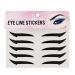 Autocollants Eye Liner | D calque Fard Paupi res Femme Adh sif Tenue Longue Bandes Pour Sorties Danse Voyage Sc ne M res Noir